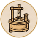 Wood press icon
