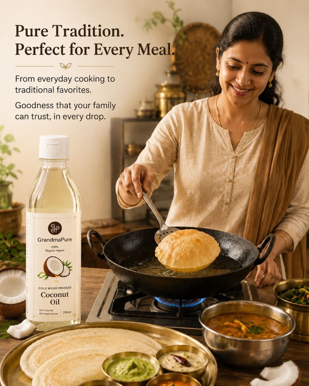 Wood-Pressed Coconut Oil | Cold Pressed Coconut Oil — Quality Choice