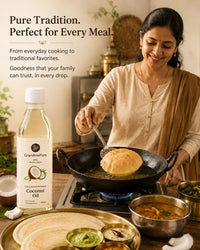 Wood-Pressed Coconut Oil | Cold Pressed Coconut Oil
