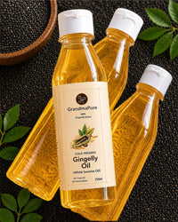 Wood Cold-Pressed Sesame Oil | Gingelly Oil