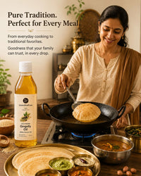 Wood Cold-Pressed Sesame Oil | Gingelly Oil